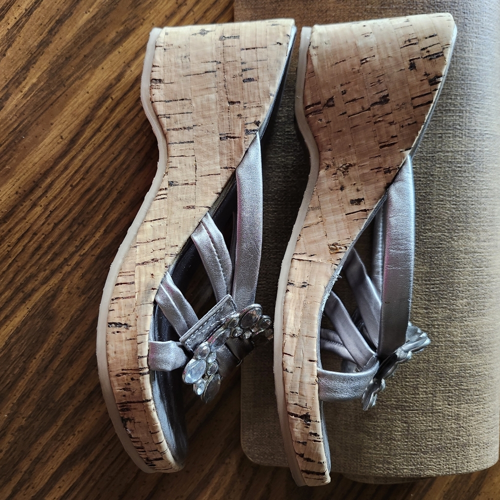 Yellow Box Silver/Pewter Sandals - Picture 7 of 7